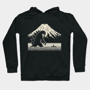 Godzilla's Retro Rampage: Vintage T-Shirt and More! Hoodie